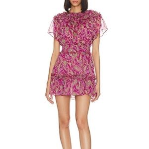 RUSH DRESS.  Fuchsia Paisley by MISA LA*Purchased on Revolve*NWT*Size M